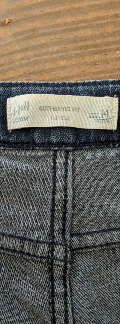 J. JILL Authentic Fit Full Leg Jeans Denim